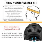 BATFOX Mountain Bike Helmet for Men and Women