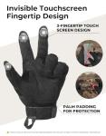 KEMIMOTO Touchscreen Tactical Gloves for Men