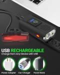 Victoper Super Bright USB Rechargeable Bike Light Set