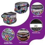 Kids Waterproof Bicycle Handlebar Basket Bag (Flower)