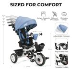 6-in-1 Kids Tricycle with Adjustable Handle