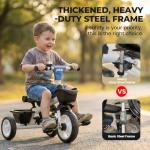 6-in-1 Kids Tricycle with Adjustable Handle