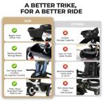 6-in-1 Kids Tricycle with Adjustable Handle