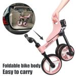 YGJT 3-in-1 Kids Folding Tricycle Bike (Pink)
