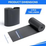 YunSCM 20" x 4.0" E-Bike Rim Tape Liners