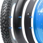 YunSCM 20" x 4.0" E-Bike Rim Tape Liners