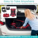 Vive 4-Wheel Electric Scooter for Adults