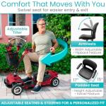 Vive 4-Wheel Electric Scooter for Adults