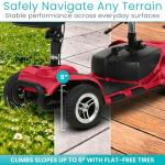 Vive 4-Wheel Electric Scooter for Adults