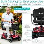 Vive 4-Wheel Electric Scooter for Adults