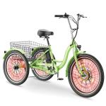 MOONCOOL 350W Electric Tricycle with Large Basket