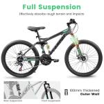 Ecarpat 26" Electric Mountain Bike with Gear Shifters