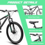 Ecarpat 26" Electric Mountain Bike with Gear Shifters