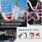 MOONCOOL 500W Fat Tire Electric Trike for Adults