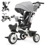 6-in-1 Kids Tricycle with Adjustable Handle and Canopy