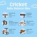 Retrospec Cricket Balance Bike for Toddlers