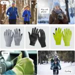 Unigear Touchscreen Cycling Gloves - Black - Large