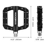 ROCKBROS Lightweight Nylon Fiber Mountain Bike Pedals