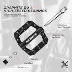 ROCKBROS Lightweight Nylon Fiber Mountain Bike Pedals