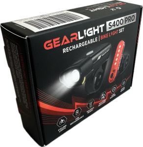 GearLight S400 Rechargeable Bike Light Set