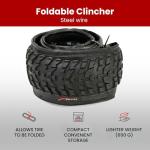 Fincci 20x1.95 Foldable MTB Bike Tire Set