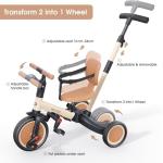 Toddler Tricycle with Push Handle for Kids