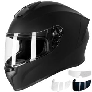 Favoto Full Face Helmet for Bikes and Snowmobiles