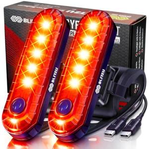 BLITZU Cyborg 120T USB Rechargeable Bike Tail Light