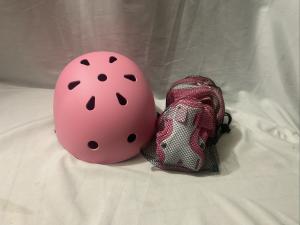 Kids Adjustable Bike Helmet and Pad Set