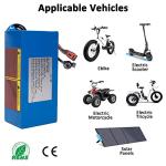 36V Lithium Battery Pack for Electric Bikes