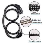 4 Digit Combination Bike Lock Cable for Electric Bikes