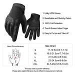 INBIKE MTB Mountain Bike Touchscreen Gloves with EVA Padding
