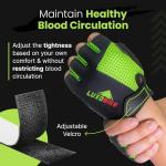 LuxoBike Mountain & Road Bike Gloves for Men/Women