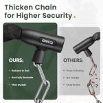 Titanker Heavy Duty Bike Lock Chain - 3ft Anti-Theft