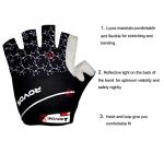ROVOS Gel Half Finger Cycling Gloves for Men and Women
