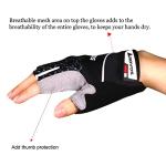 ROVOS Gel Half Finger Cycling Gloves for Men and Women