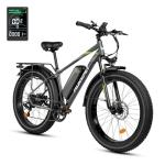 Mukkpet Suburban 1500W Ebike for Adults, 26'' Tires