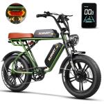 2000W Dual Motor Electric Bike for Adults, 32mph