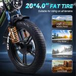 2000W Dual Motor Electric Bike for Adults, 32mph