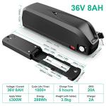 BVSLTUK 36V 8Ah LiFePO4 Ebike Battery Pack
