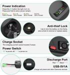 BVSLTUK 36V 8Ah LiFePO4 Ebike Battery Pack