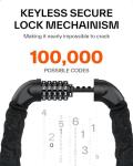 Sportneer Heavy Duty Bike Chain Lock - 5 Digit Combination