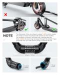 Sportneer Heavy Duty Bike Chain Lock - 5 Digit Combination