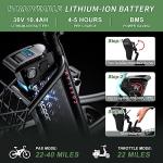 Barbella 3 Wheel Electric Bike 350W, Removable Battery