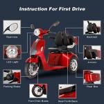Luxury Heavy Duty Electric Trike for Seniors & Elderly