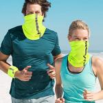 Reflective Neon Safety Bandanas for UV Protection