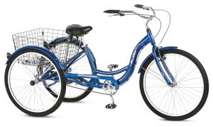 Schwinn Meridian Adult Tricycle: Beach Cruiser, 26-Inch Wheels