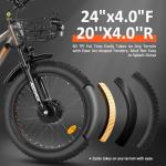 ADDMOTOR M-350 Electric Trike, 85MI, 450lbs, 750W, GRAY