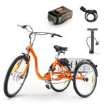 SuperHandy Electric Tricycle EcoRide: 3 Modes, 250W Motor