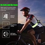 Fluorescent Green Reflective Sash for Night Cycling/Walking